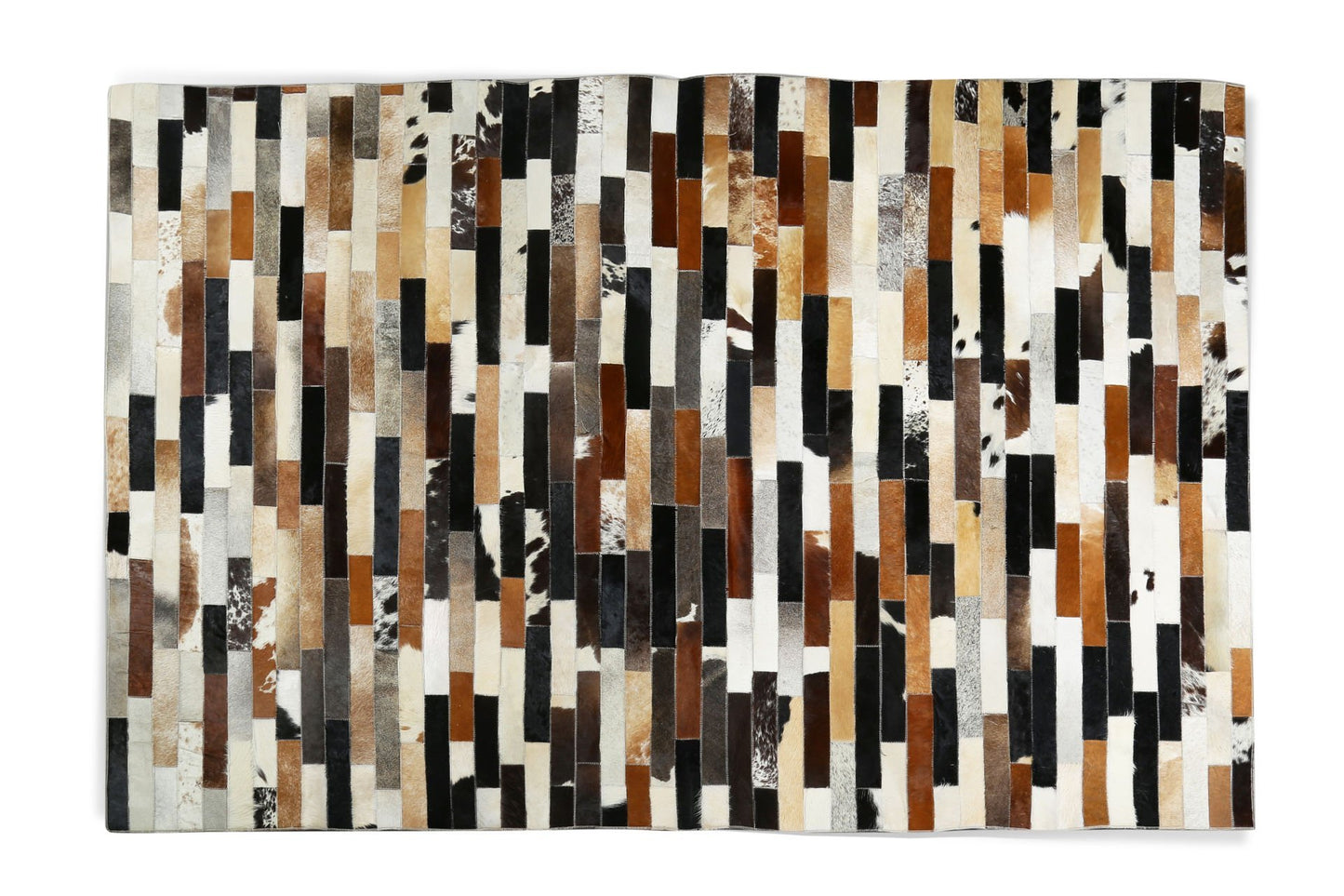 Multicolor Natural Calfskin Rug