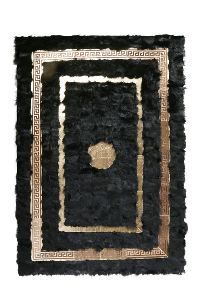 Black Gold Foil Medusa Tuscany