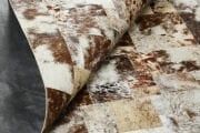 Patchwork Natural Calfskin Rug