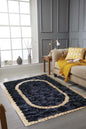 Gold Foil Ottoman Patterned Tuscan Carpet