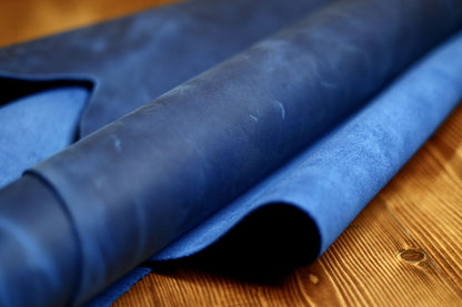 Crazy Horse Blue Calfskin